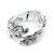Metal Margot De Taxco Sterling Silver Leaf Bracelet For Sale - Image 7 of 7