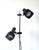 1970s Mid-Century German Chrome and Black Floor Lamp from Hustadt Leuchten, 1960s For Sale - Image 5 of 12