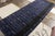 Mid-Century Modern Rug & Kilim’s Scandinavian Style Rug All Over Blue, Black Geometric Pattern For Sale - Image 3 of 8
