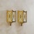 Modern Pair of French Brass Starburst Motif Sconces, 1950s For Sale - Image 3 of 11