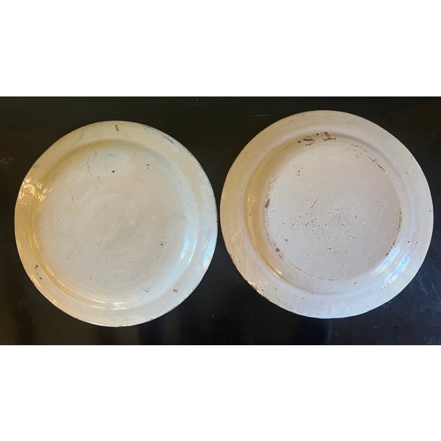 Antique Spanish Faience Plate Set, Hand Painted, Catalonia, Circa 1900 For Sale - Image 16 of 16