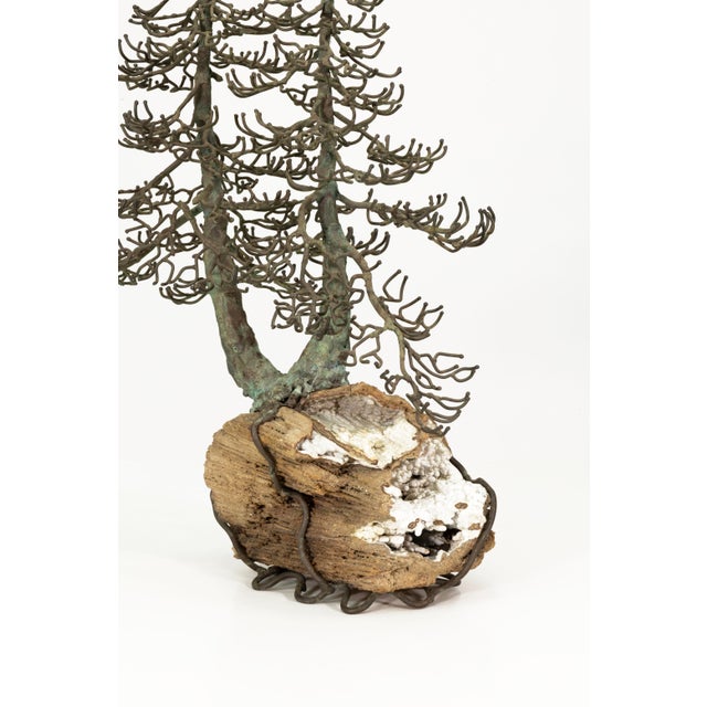 Belva Ball Brutalist Tree Sculpture Bronze Geode Mid-Century Modern 20th Century For Sale - Image 11 of 12