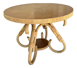 Bamboo Side Table, 1960