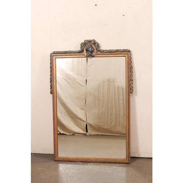 Brown Mid 20th Century Niermann Weeks Neoclassical Style Mirror For Sale - Image 8 of 9