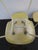 Herman Miller Eames Set of 3 Fiberglass Shell Chairs 1960s Light Yellow 6640 For Sale - Image 17 of 18