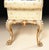 Wood Italian Antique Gilt Carved Upholstered Bench With Floral Fabric For Sale - Image 7 of 7