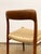 Maroon Mid-Century Danish Model 75 Chair in Teak by Niels O. Møller for J.L. Moller, 1950s For Sale - Image 8 of 17