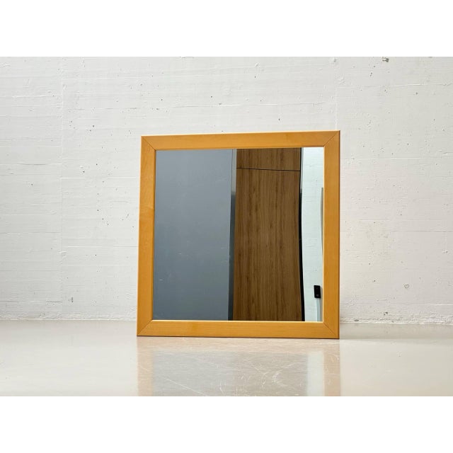 Brown Square Wall Mirror, 1950s-1960s For Sale - Image 8 of 17