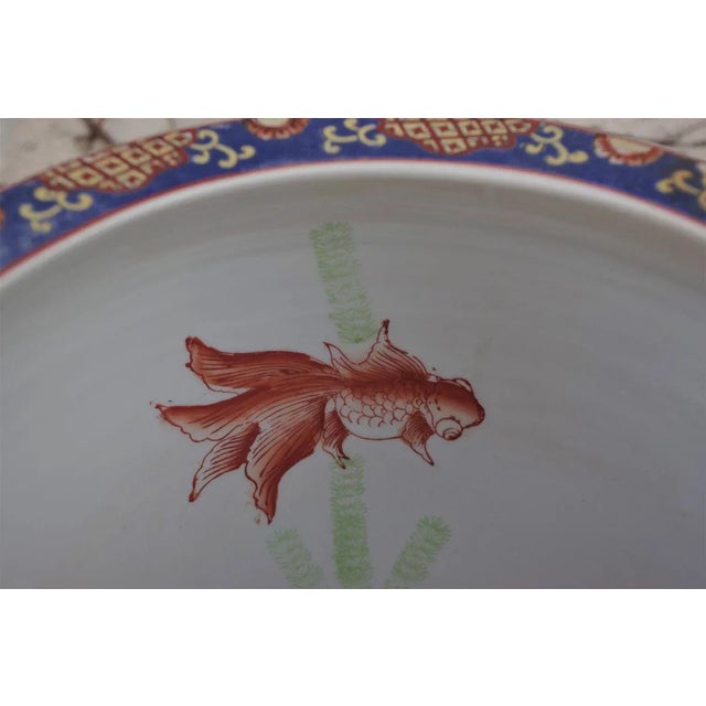 Hand Painted Chinese Vase with Zecchino Gold Decorations, 1950s For Sale - Image 9 of 10