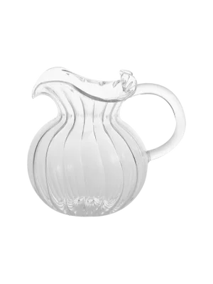 Transparent Torcello Ribs Carafe by Carlo Guazzo for Tuttoattaccato