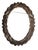 Early 20th Century Large 45" Baroque Hand Carved Oval Giltwood Frame For Sale - Image 5 of 7