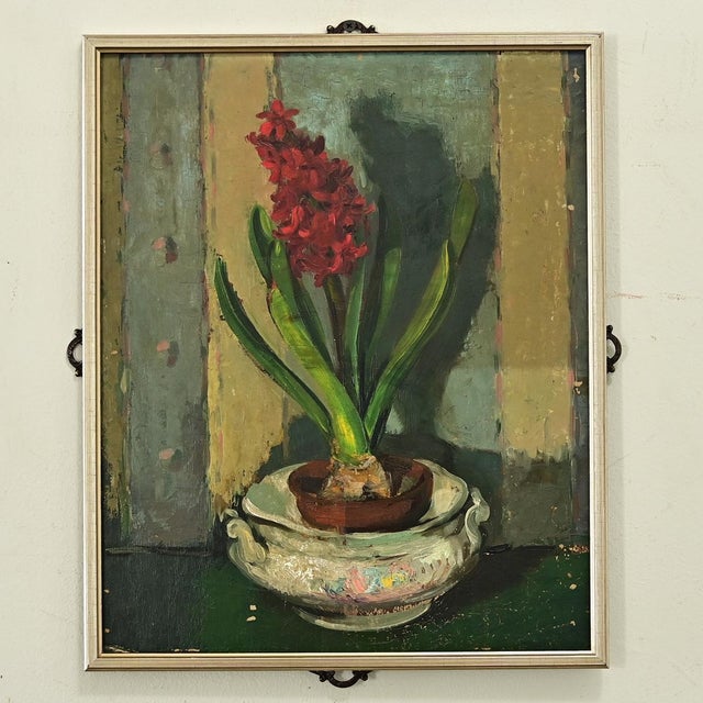 Early 20th Century French Vintage Reversible Still Life Painting For Sale - Image 5 of 12