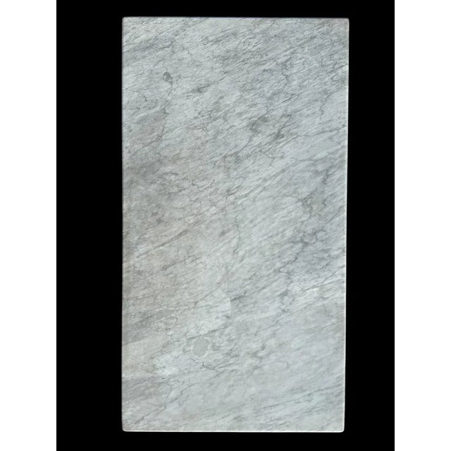 French Cast Iron and Marble Bistro Table, 1960s For Sale - Image 13 of 14