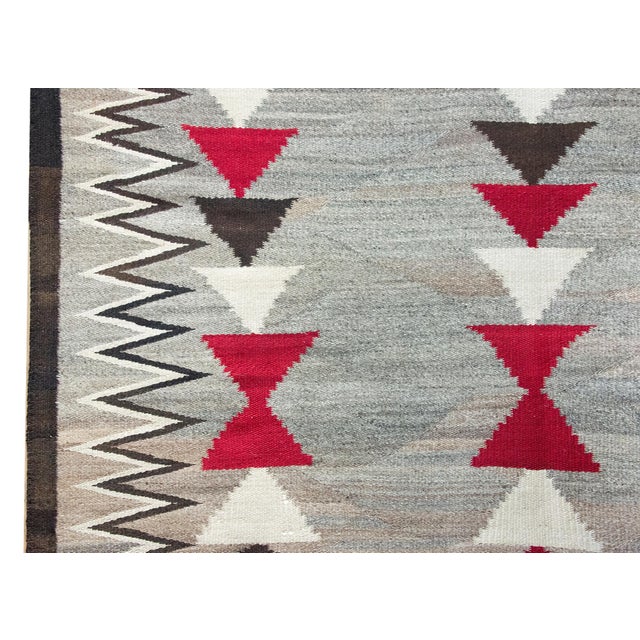 Textile Early 20th Century Navajo Rug For Sale - Image 7 of 15