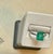 Natural 2.2 Carat Emerald Cut Zambian Emerald Ring in Platinum, Estate, Size 5.5 For Sale In New York - Image 6 of 18