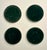 Ceramic Set of 4 Vintage Honiton Pottery England Round Ceramic Dogs Coasters For Sale - Image 7 of 8