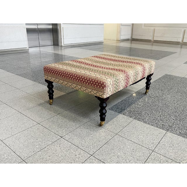 George Smith LLC Vintage George Smith Ottoman For Sale - Image 4 of 10