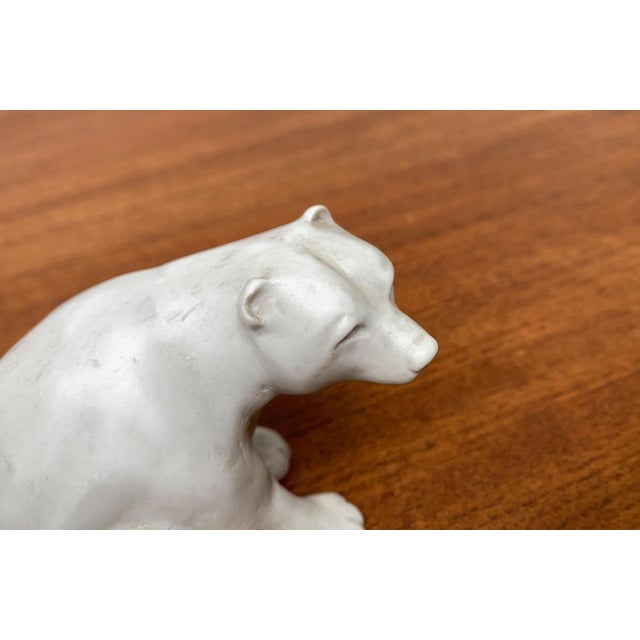 Vintage Polar Bear Figurine from Pearlite Marblecraft, Canada For Sale - Image 10 of 18