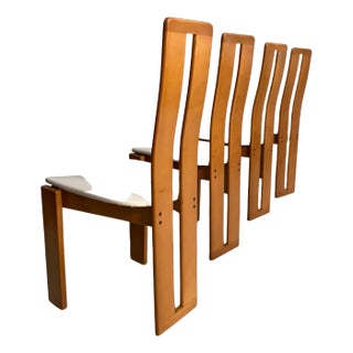 Chairs attributed to Mario Marenco for Mobil Girgi, Italy, 1970s, Set of 4 For Sale