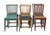 Painted Pine Harlequin Dining Chairs, 1860, Set of 6 For Sale - Image 11 of 15