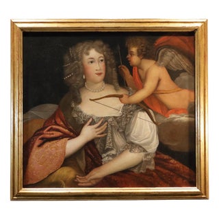Henri Gascard, Portrait of Lady Gascard, 1690, Oil on Canvas For Sale