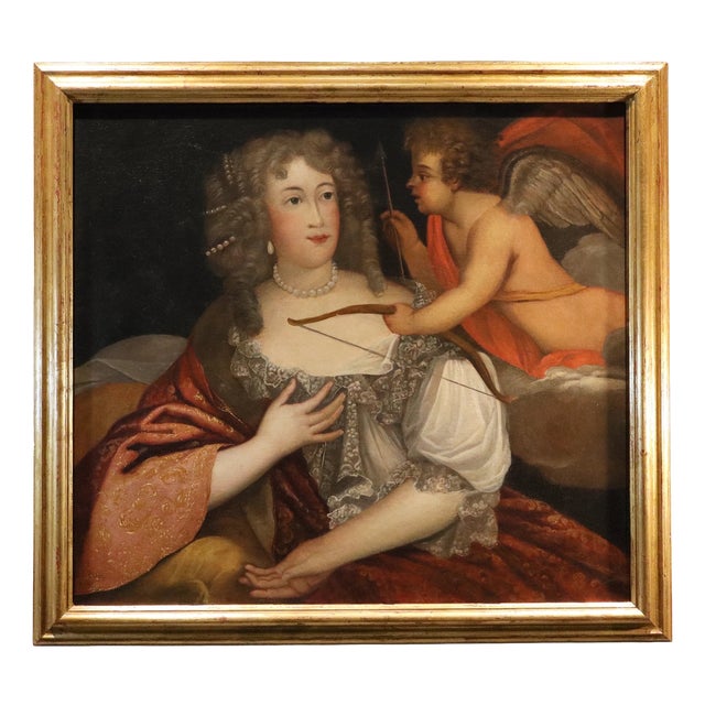 Henri Gascard, Portrait of Lady Gascard, 1690, Oil on Canvas For Sale