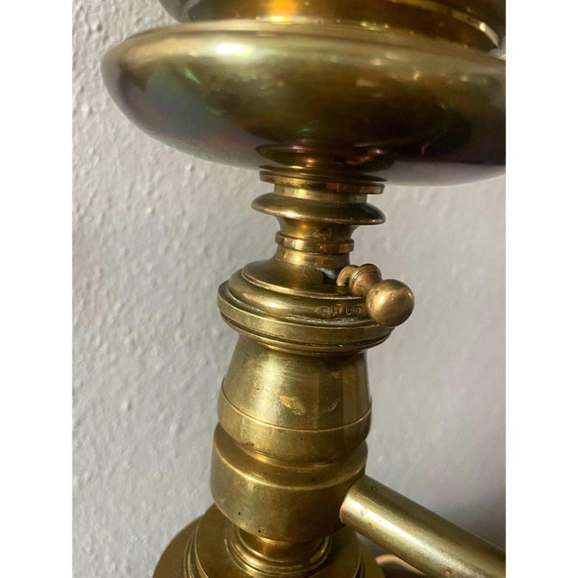 Early 19th Century Argand Lamp, Electrified For Sale - Image 4 of 12