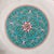 Art Deco Chinese Ceramic Plate,Qianlong Marked Famille Rose Porcelain Plate Hand Painted Floral Patterns Pattern For Sale - Image 3 of 10