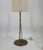 Mid-Century Floor Lamp with Brass Base and Fabric Shade, Germany, 1950s For Sale - Image 9 of 14