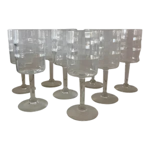 West Virginia Glass Company Specialty Bamboo Cocktail Glasses - Set of 8