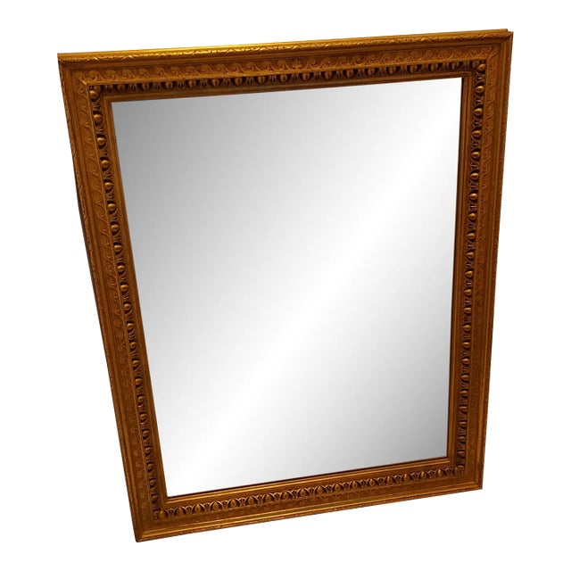 1990s Carvers Guild Gold Egg & Dart Mirror Chairish