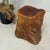 Large Reclaimed Free-Form Tree Trunk Side Pedestal Table For Sale - Image 4 of 9