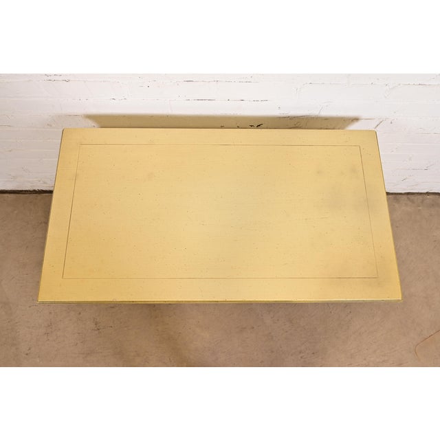 Henredon French Regency Louis XVI Cream Lacquered Bedside Chest, Circa 1960s For Sale - Image 11 of 15