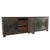 Distressed Black Square Pattern Sideboard For Sale - Image 4 of 7