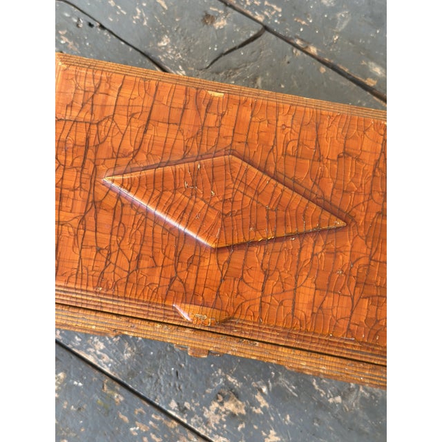 Exceptional Vintage Art Deco Prison Art Shellacked Matchstick Box, Circa 1920s-40s For Sale - Image 10 of 18