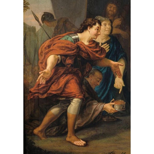 Jan Abel Wassenbergh, The Continence of Scipio, Oil on Canvas For Sale - Image 9 of 12