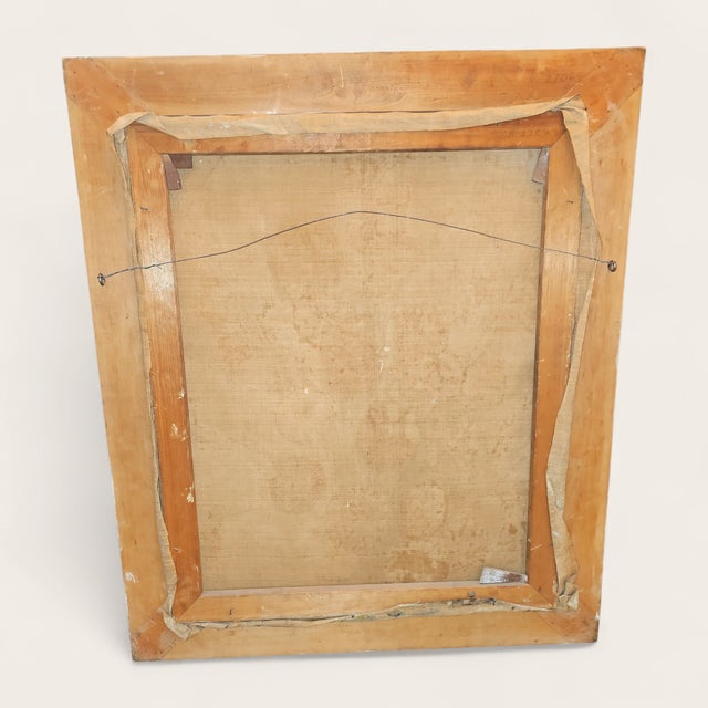 Wood 20th Century Still Life Oil Painting by Joseph Tipper For Sale - Image 7 of 7