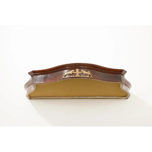 Brown French 19th Century Empire Daybed & Bed Crown For Sale - Image 8 of 12