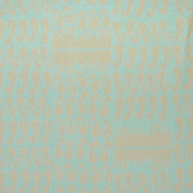 Not Yet Made - Made To Order Sample - Schumacher Nallamala Fabric in Ocean For Sale - Image 5 of 5