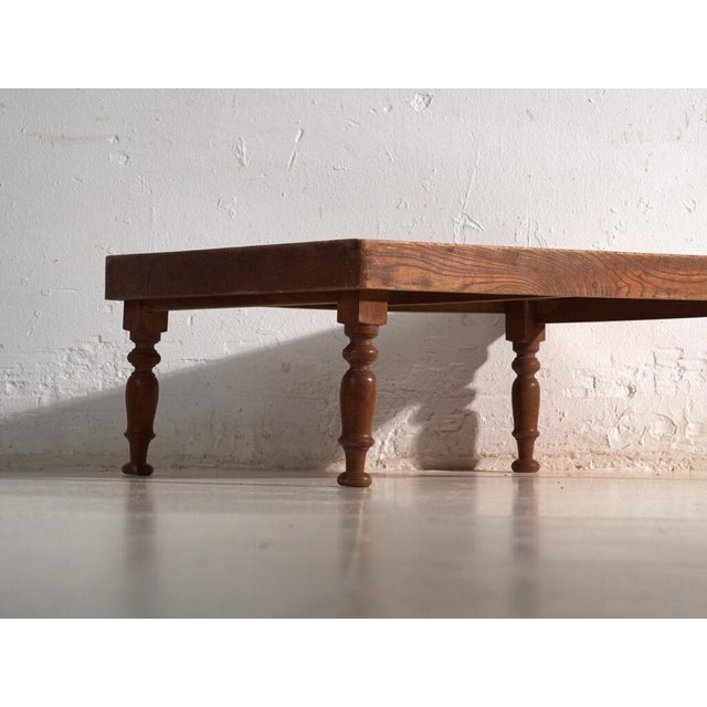 Vintage Japanese Folding Low Table in Wood, Japan, 1920 For Sale - Image 4 of 13