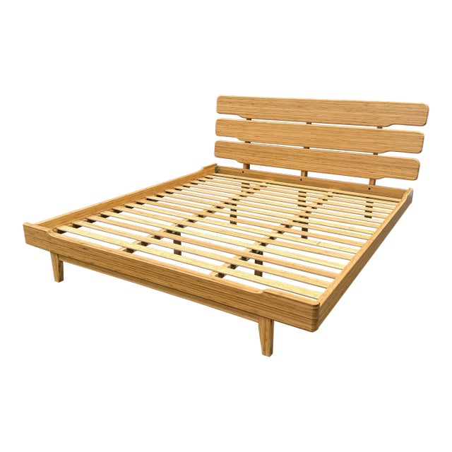 California King Size Greenington Currant Bamboo Platform Bed Frame For Sale