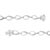 2020s Sterling Silver 1/10 Cttw Diamond Accent Swirl Link Bracelet For Sale - Image 5 of 5