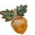 Sculptural Acorn & Oak Leaf Ceramic Divided Serving Dish For Sale - Image 4 of 16