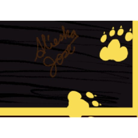 Early 21st Century No Milk or Cookies for Santa Christmas Greeting Card, Gold Foil, Artist Signature Alieska & Jose For Sale - Image 5 of 5