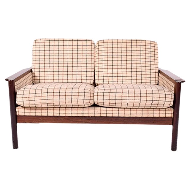 Danish Rosewood Two-Seater Sofa, 1950s For Sale