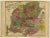 Antique map titled 'Frisiae Dominium vernacule Friesland, verdeeld in de Hoofd-deelen van Oostergoo, Westergoo en...
