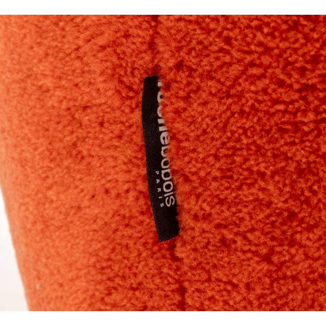 Orange Sacha Lakic for Roche Bobois "Astrea" Swivel Arm Chair For Sale - Image 8 of 8