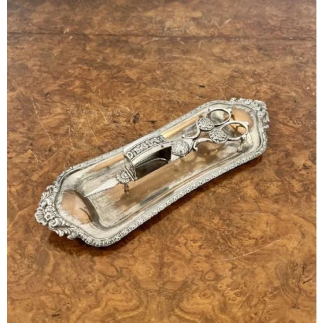 Antique Edwardian Candle Snuffers and Tray, 1910, Set of 2 For Sale - Image 3 of 5