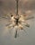 Silver Italian Starburst Sputnik Chandelier in Chrome & Murano Glass, 1960s For Sale - Image 8 of 8