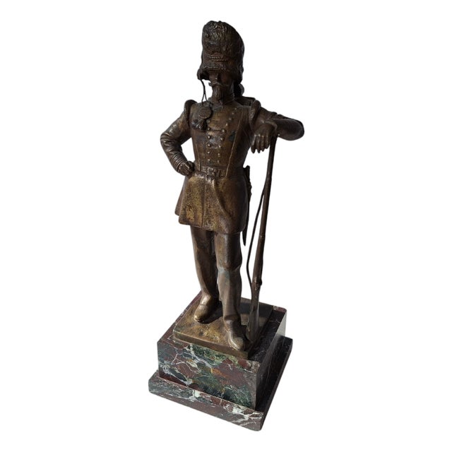 Bronze Sculpture of Soldier from Laganà Foundry, Naples, 1940 For Sale